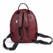 Γυναικεία μπορντό τσάντα backpack shagreen il071022-4 4