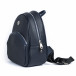 Γυναικεία σκούρο μπλε τσάντα backpack shagreen il071022-6 3
