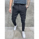Ανδρικό μαύρο παντελόνι 2Y Premium il290224-3 2