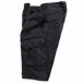 Ανδρικό σκούρο γκρι βερμούδα cargo Blackzi 2090 tr080622-2 4