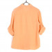 Just West Ανδρικό λινό πορτοκαλί πουκάμισο  LINO2023-CA02 it260523-6 4