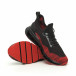 Ανδρικά  αθλητικά παπούτσια Knife μαύρο και κόκκινο it050719-3 4