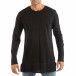 Ανδρική μαύρη βαμβακερή μπλούζα  it240818-122 2