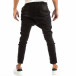 Ανδρικό μαύρο τζιν παντελόνι με ξεθωριασμένο εφέ it240818-58 4