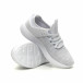 Ανδρικά λευκά μελάνζ αθλητικά παπούτσια ελαφρύ μοντέλο it040619-3 4