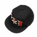 Μαύρο καπέλο με Lego αυτοκόλλητο 23 it290818-12 2
