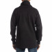 Ανδρική μαύρη μπλούζα με γιακά Oversized it051218-42 3