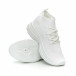 Γυναικεία λευκά αθλητικά παπούτσια κάλτσα Chunky it150319-42 3
