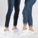 Λευκά sneakers για ζευγάρια Mesh ελαφρύ μοντέλο cs-it150319-22-it150319-35 2