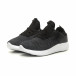 Ανδρικά μαύρα μελάνζ αθλητικά παπούτσια ελαφρύ μοντέλο it040619-4 3