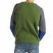 Ανδρικό πουλόβερ σε πράσινο, γκρι και μπλε it051218-55 3