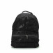Μαύρη τσάντα πλάτης με μαύρη στάμπα it290818-22 2