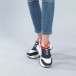 Γυναικεία πολύχρωμα sneakers με πλατφόρμα it250119-49 2