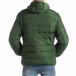 Ανδρικό πράσινο χειμερινό μπουφάν με μαύρες λεπτομέρειες it051218-65 4