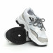 Γυναικεία αθλητικά παπούτσια σε λευκό και γκρι χρώμα it150319-59 4