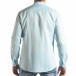 Ανδρικό γαλάζιο πουκάμισο από λινό και βαμβάκι it210319-105 3