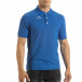 Ανδρική γαλάζια polo shirt Kappa regular fit it120619-22 2