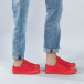Χαμηλά κόκκινα sneakers για ζευγάρια cs-red-B340-B338 2