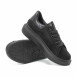 Γυναικεία μαύρα σουέτ sneakers Basic it140918-41 4