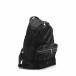 Μαύρη τσάντα πλάτης με μαύρη στάμπα it290818-22 3