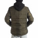 Ανδρικό χειμερινό μπουφάν με κουκούλα σε χρώμα military  it051218-63 4