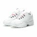Γυναικεία λευκά sneakers με πλατφόρμα it250119-87 3