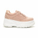 Γυναικεία ροζ sneakers Chunky it150419-121 2