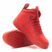 Ανδρικά κόκκινα ψηλά sneakers με τρακτερωτή σόλα it301118-8 4