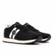 Ανδρικά μαύρα αθλητικά παπούτσια Itazero R78-A it040223-26 5