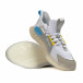 Ανδρικά λευκά αθλητικά παπούτσια Bazaar Charm SH118-5 it250722-3 4