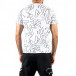 Ανδρική λευκή κοντομάνικη μπλούζα Marshall it250322-11 3