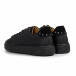 Ανδρικά μαύρα sneakers All black it300920-57 3