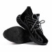 Ανδρικά μαύρα αθλητικά παπούτσια Fashion gr080621-8 4