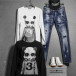 Ανδρική μαύρη μπλούζα Panda Skull tr020920-52 4
