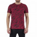 Lagos Ανδρική κόκκινη κοντομάνικη μπλούζα  21302 tr250322-39 2
