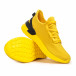 Ανδρικά κίτρινα sneakers κάλτσα Lace detail it260620-12 4