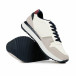 Ανδρικά λευκά αθλητικά παπούτσια Naban 32103-2 it050822-2 4