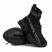 Ανδρικά μαύρα ψηλά sneakers Cubic it210721-4 4