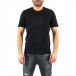 Ανδρική μαύρη κοντομάνικη μπλούζα Breezy tr250322-71 2