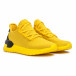 Ανδρικά κίτρινα sneakers κάλτσα Lace detail it260620-12 3