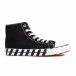 Ανδρικά μαύρα ψηλά sneakers με πριντ tr260820-1 2