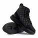Ανδρικά μαύρα ψηλά sneakers με καπιτονέ BOA tr221220-1 4