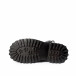 Γυναικείες μαύρες μπότες δίσολες κάλτσα με διακοσμητικά κορδόνια Miranda K56 it161121-5 4
