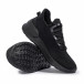 Ανδρικά μαύρα sneakers κάλτσα Lace detail it260620-9 4