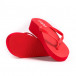 Γυναικείες κόκκινες παντόφλες D&M it260521-10 4