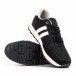 Ανδρικά μαύρα αθλητικά παπούτσια Itazero R78-A it040223-26 4