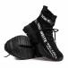Ανδρικά μαύρα ψηλά sneakers Kiss GoGo it110521-2 4