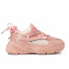 Γυναικεία ροζ Chunky sneakers με δίχτυ M06 it110221-8 2