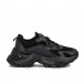 Γυναικεία μαύρα sneakers Chunky it051021-12 2