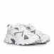 Ανδρικά λευκά sneakers Chunky με δίχτυ ZL012 gr040222-16 3